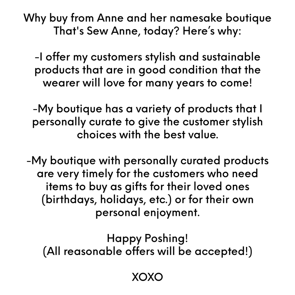 🤔 Why buy from That's Sew Anne, today? Here’s why! 😄